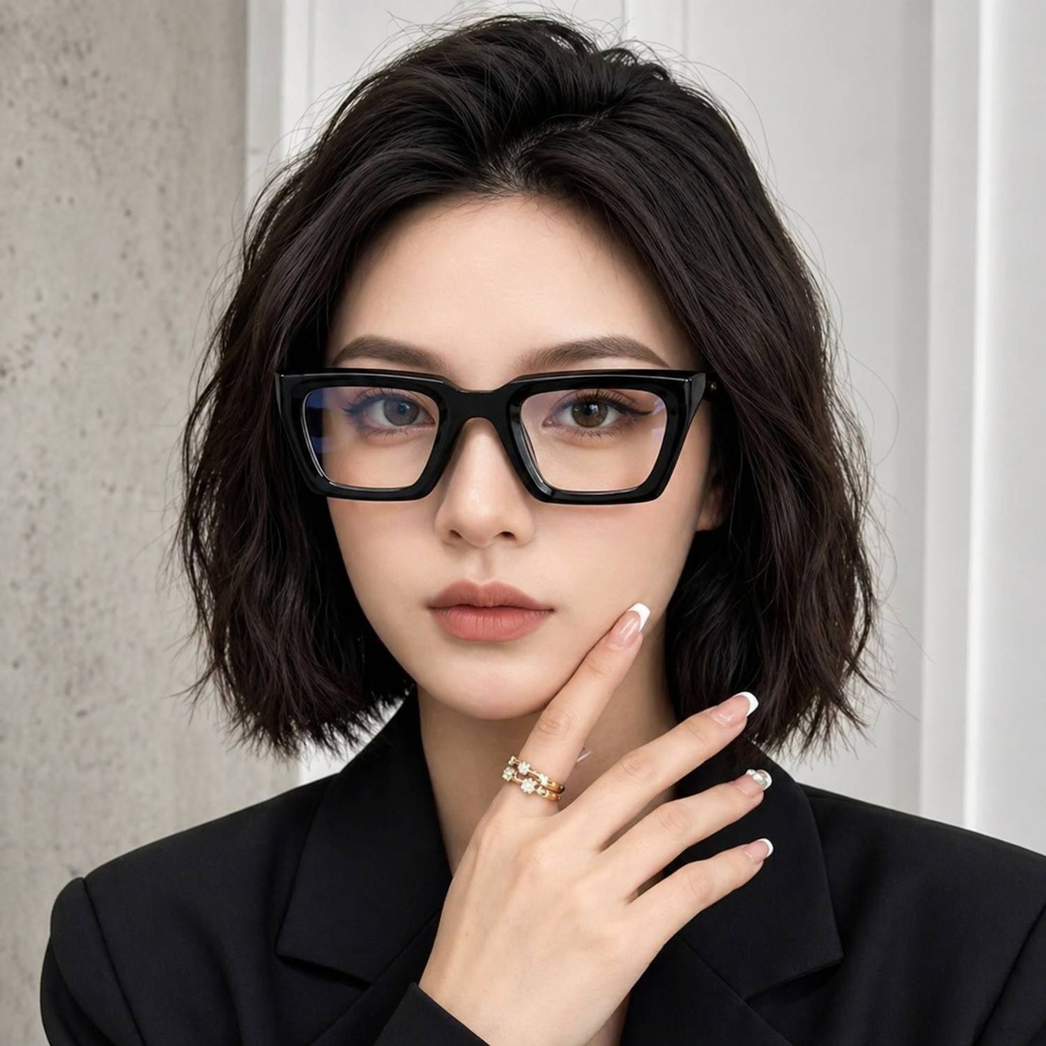 AKAYI Full Rim Cat-eyed Frame