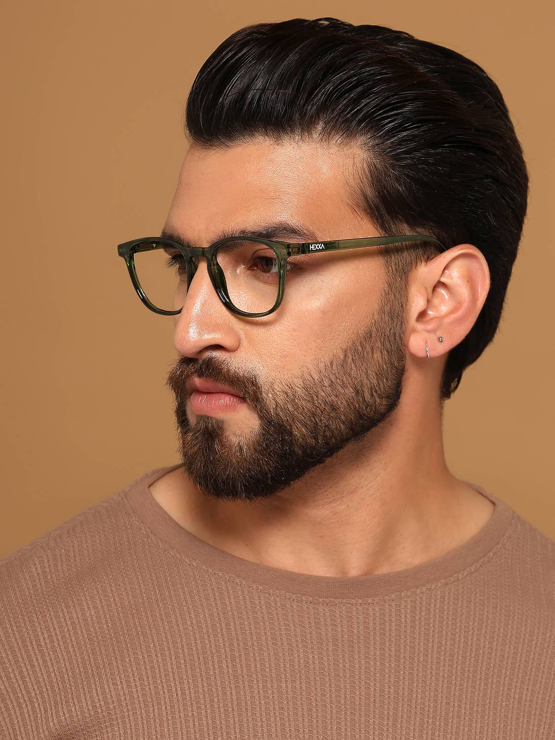 HEXXA Full Rim Square Frame Blue - Image 5