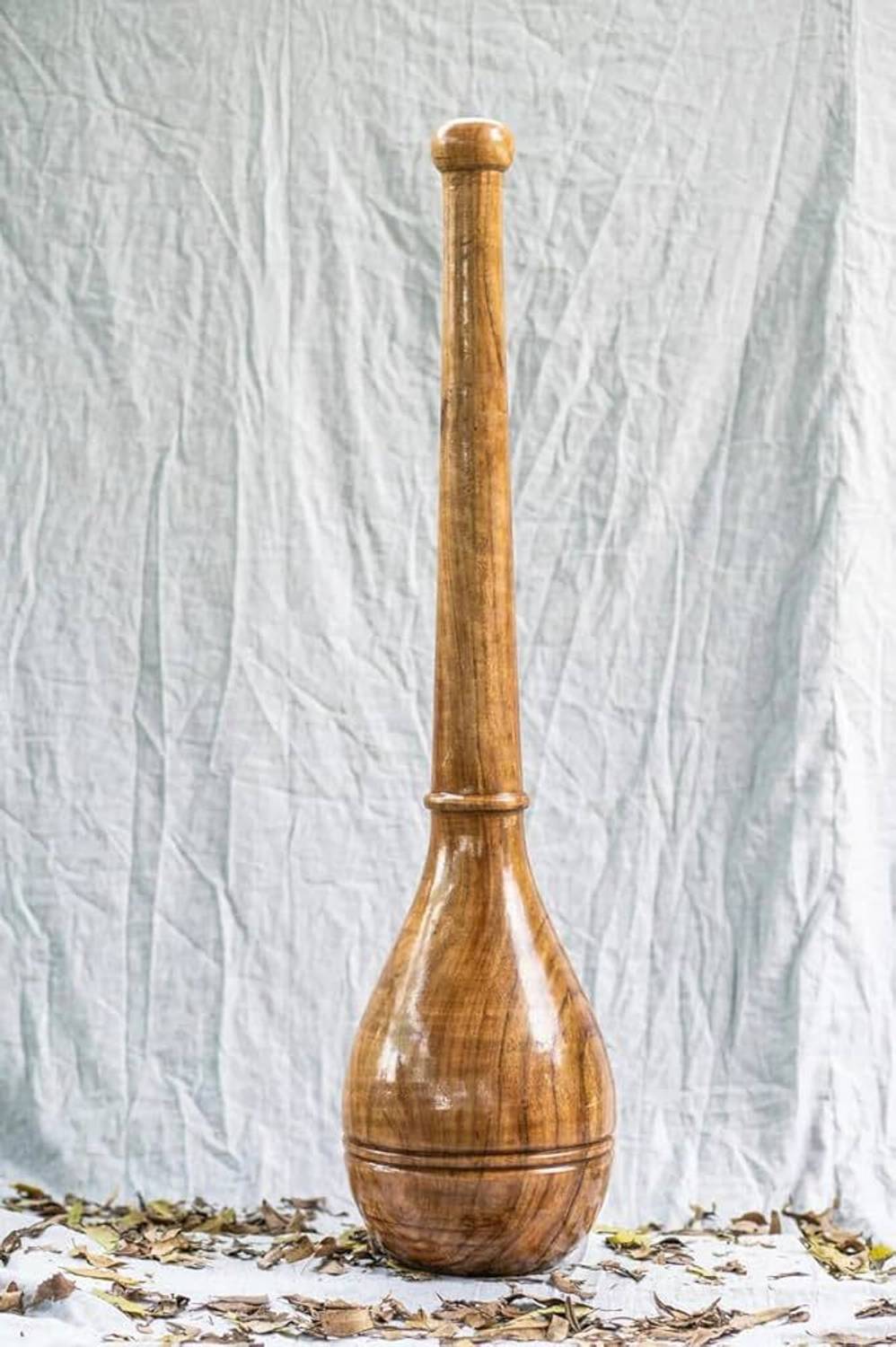 AgniMode 1kg Bheem Gada Indian club Mugdar for Exercise Brown Indian Clubs
