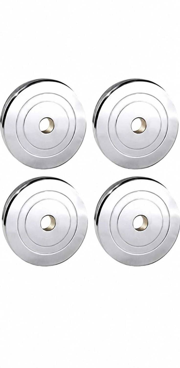 Radhikasports 20 kg (4x5) PVC Weight Plate Black
