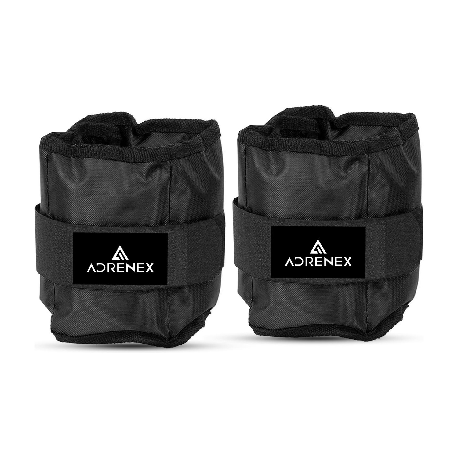 Adrenex (1 Kg X 2) Wrist & Ankle Weight Pair | Exercise| Fitness Band| Finest-Quality Black Ankle & Wrist Weight