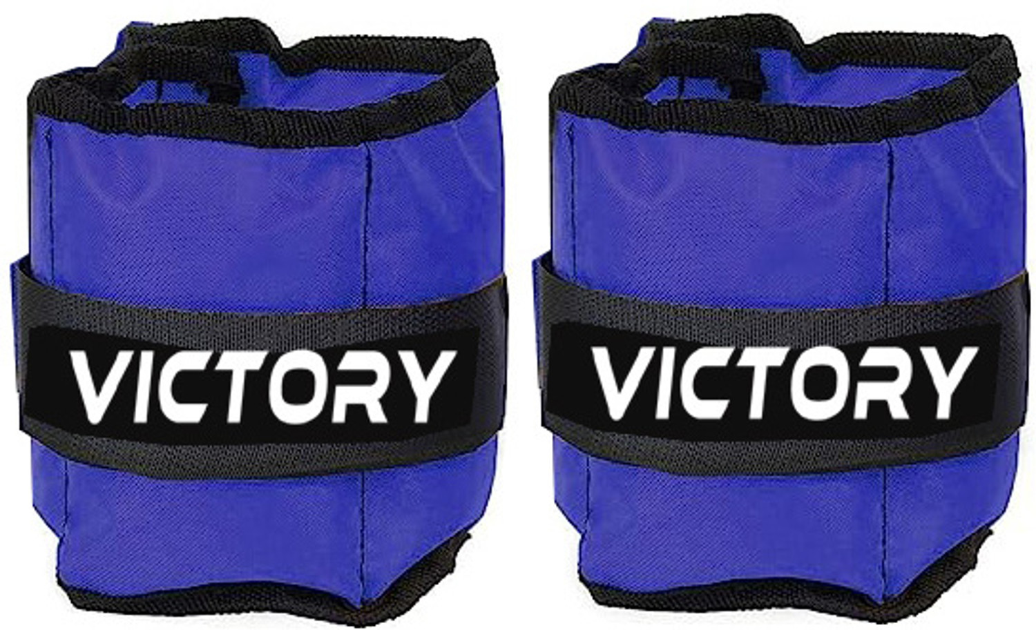 Image of VICTORY Professional Wrist / Ankle Weight (1 Kg X 2) Pair Blue Ankle & Wrist Weight
