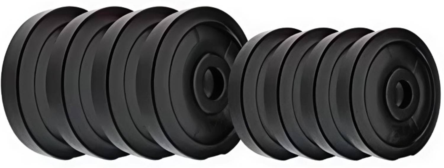 BELLATRIX X 5x2-2.5x4-20kg Black Bar & Plate Combo - Image 2