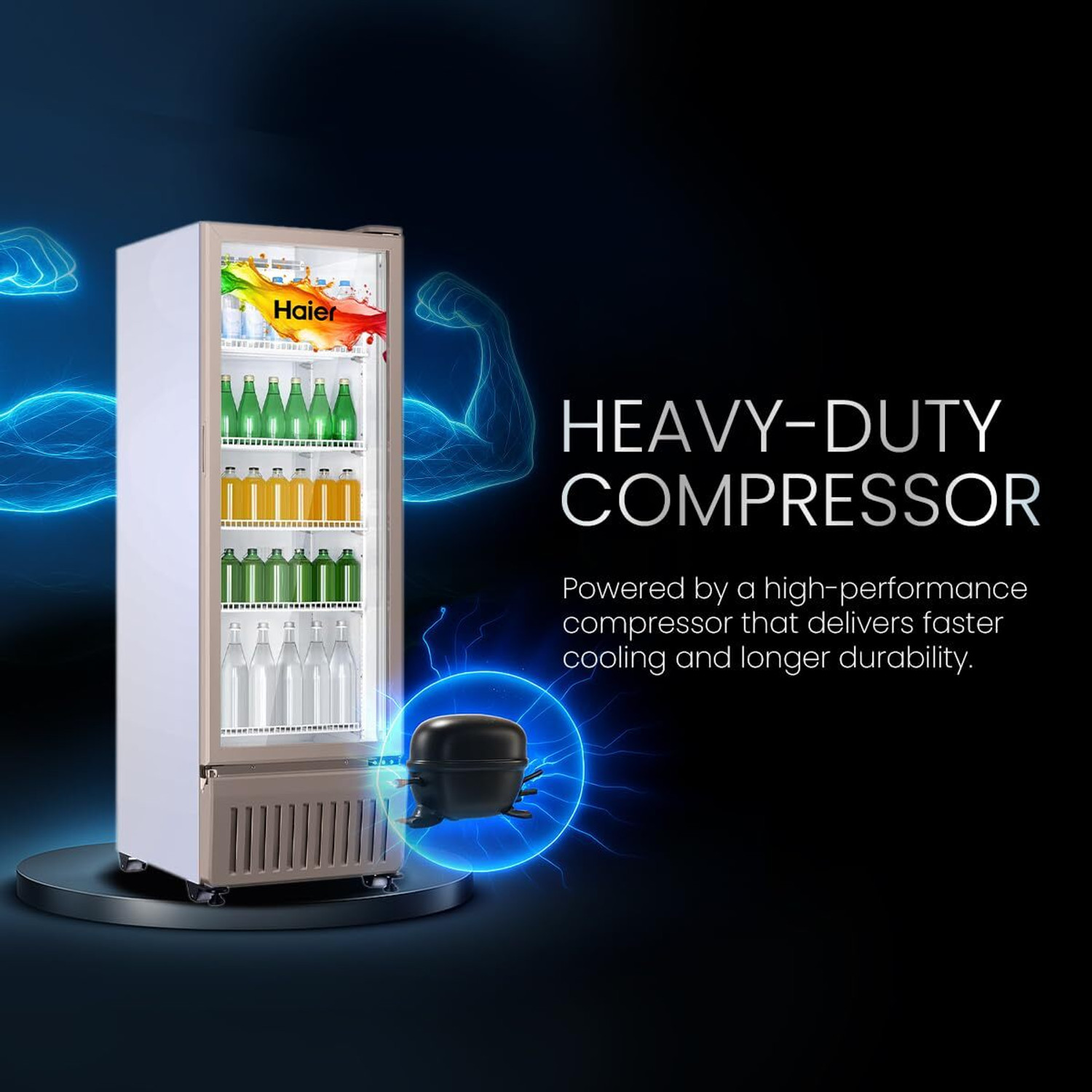 Image of Haier 360 L Single Door Upright Freezer