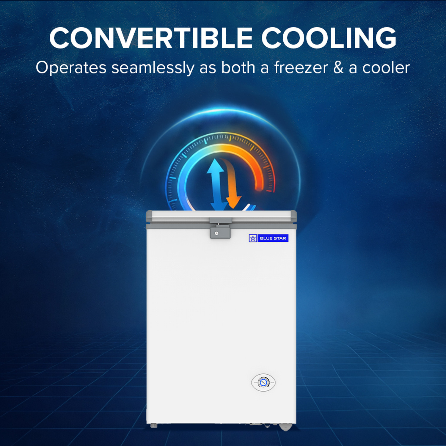 Image of Blue Star 108 L Single Door Standard Deep Freezer