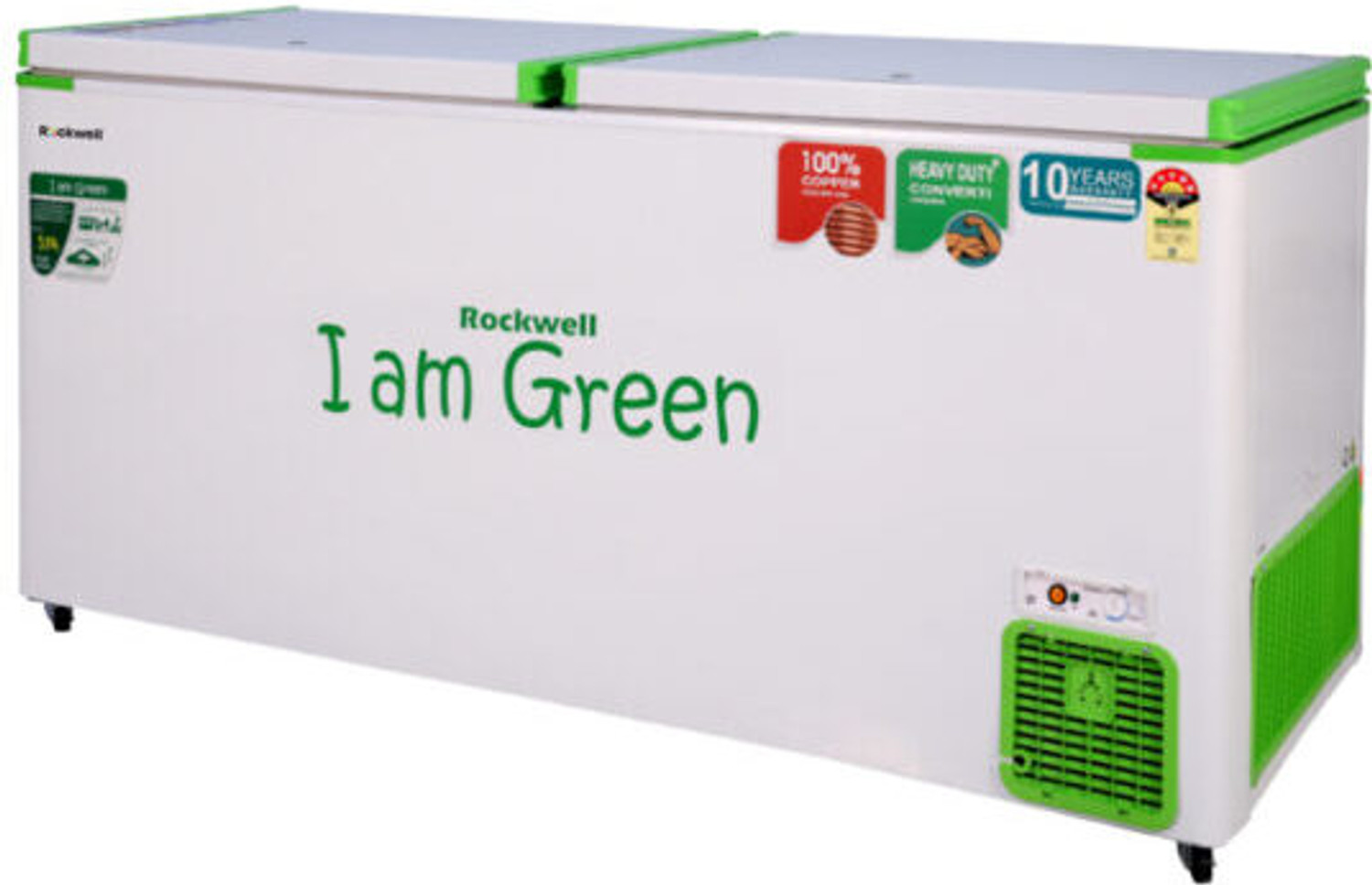 Image of Rockwell 550 L Double Door Standard Deep Freezer