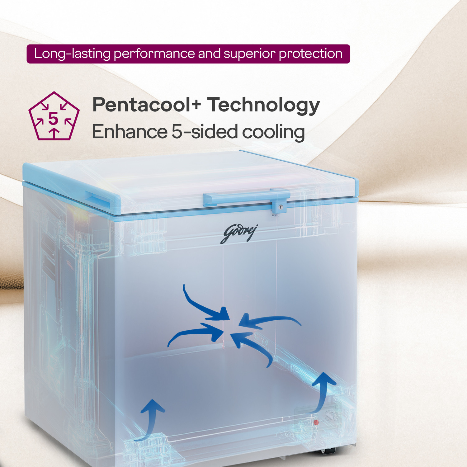 Image of Godrej 207 L Single Door Standard Deep Freezer