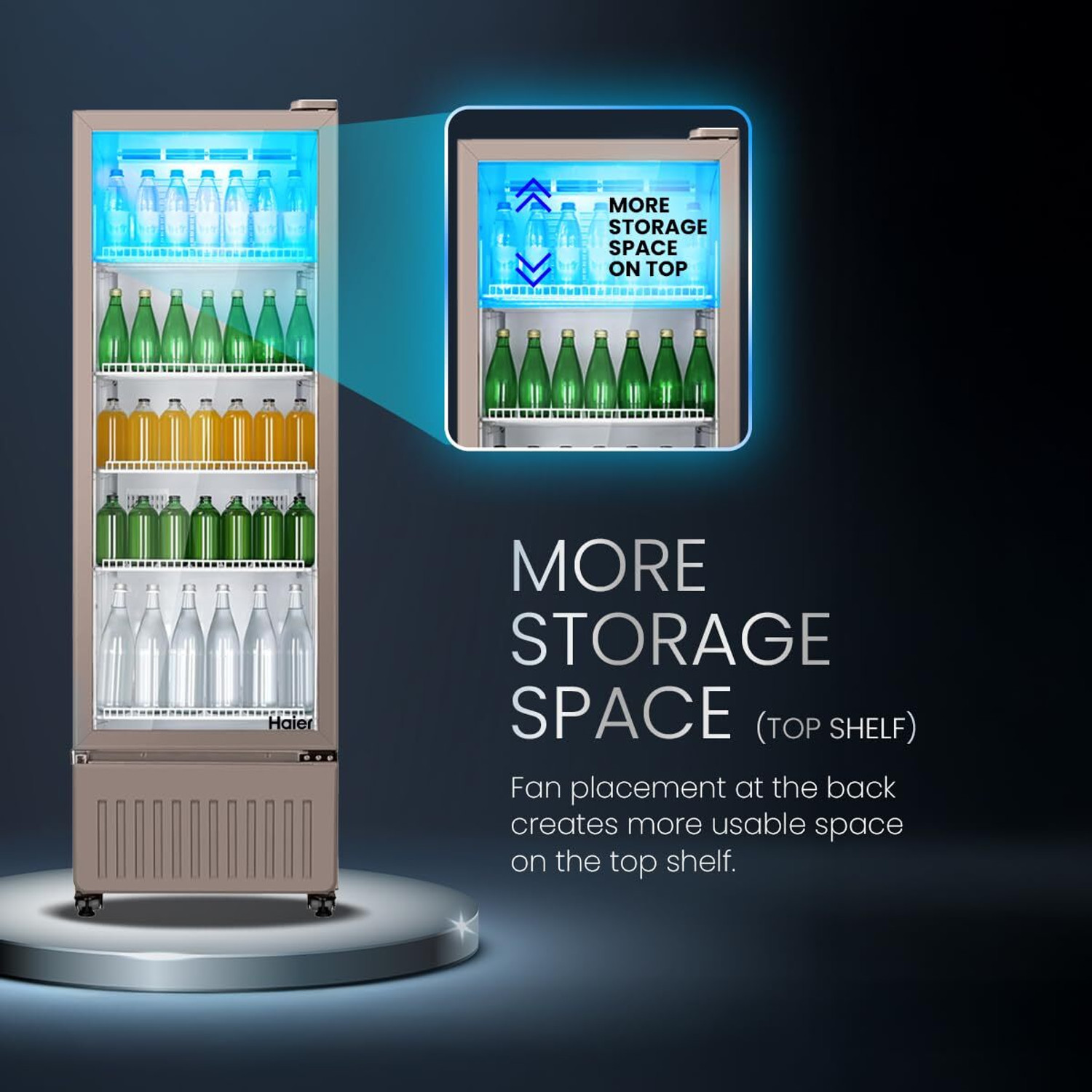 Image of Haier 360 L Single Door Upright Freezer