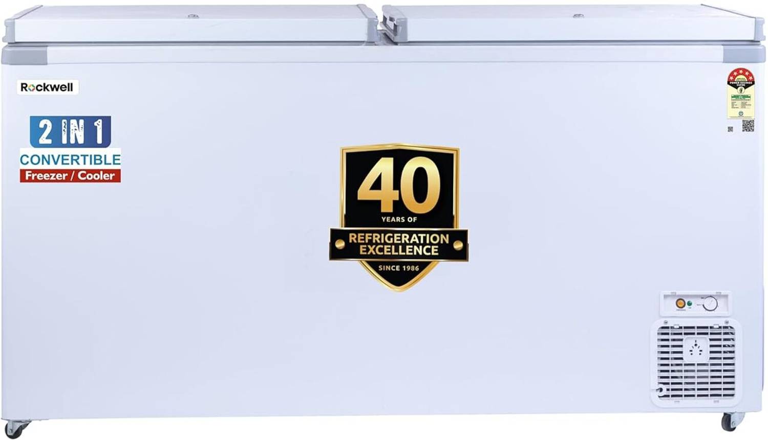 Rockwell 550 L Double Door Standard Deep Freezer Price in India