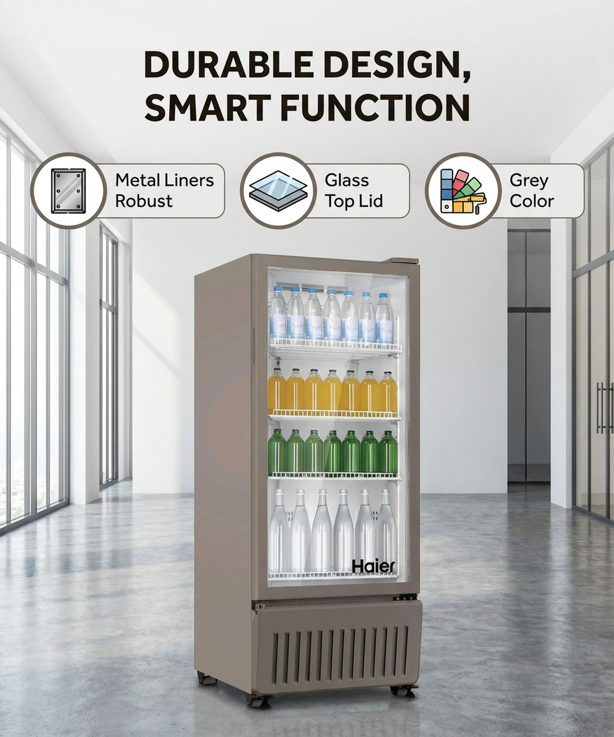 Image of Haier 300 L Single Door Upright Freezer