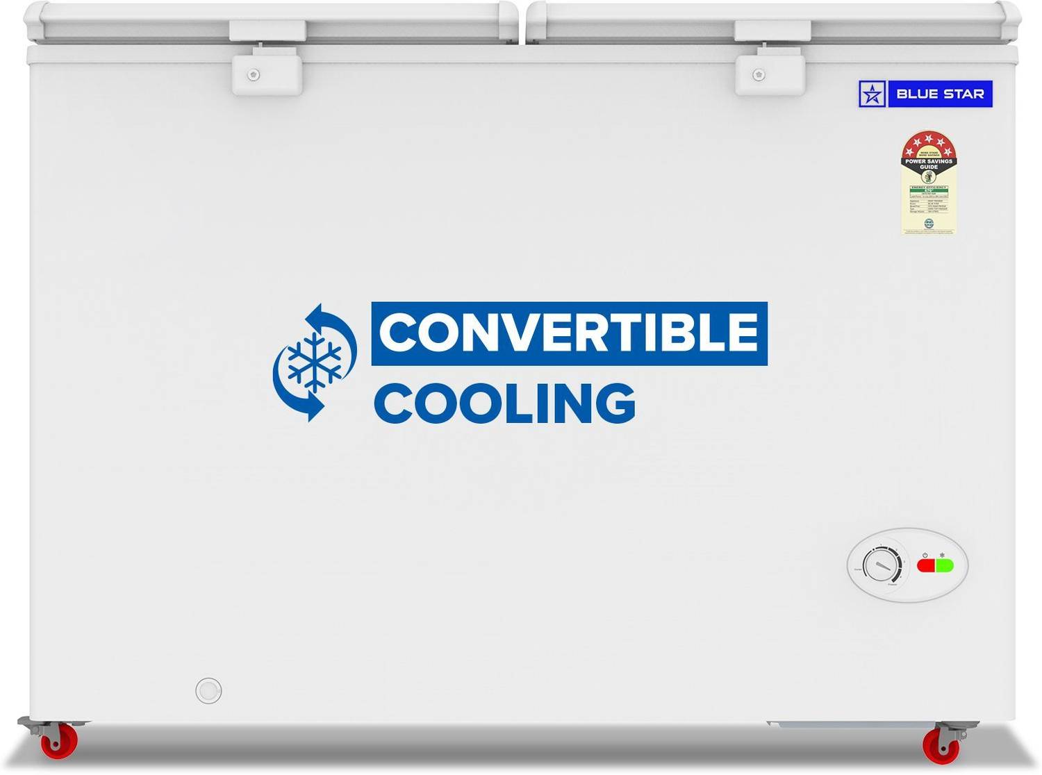 Blue Star 310 L Double Door Standard Deep Freezer