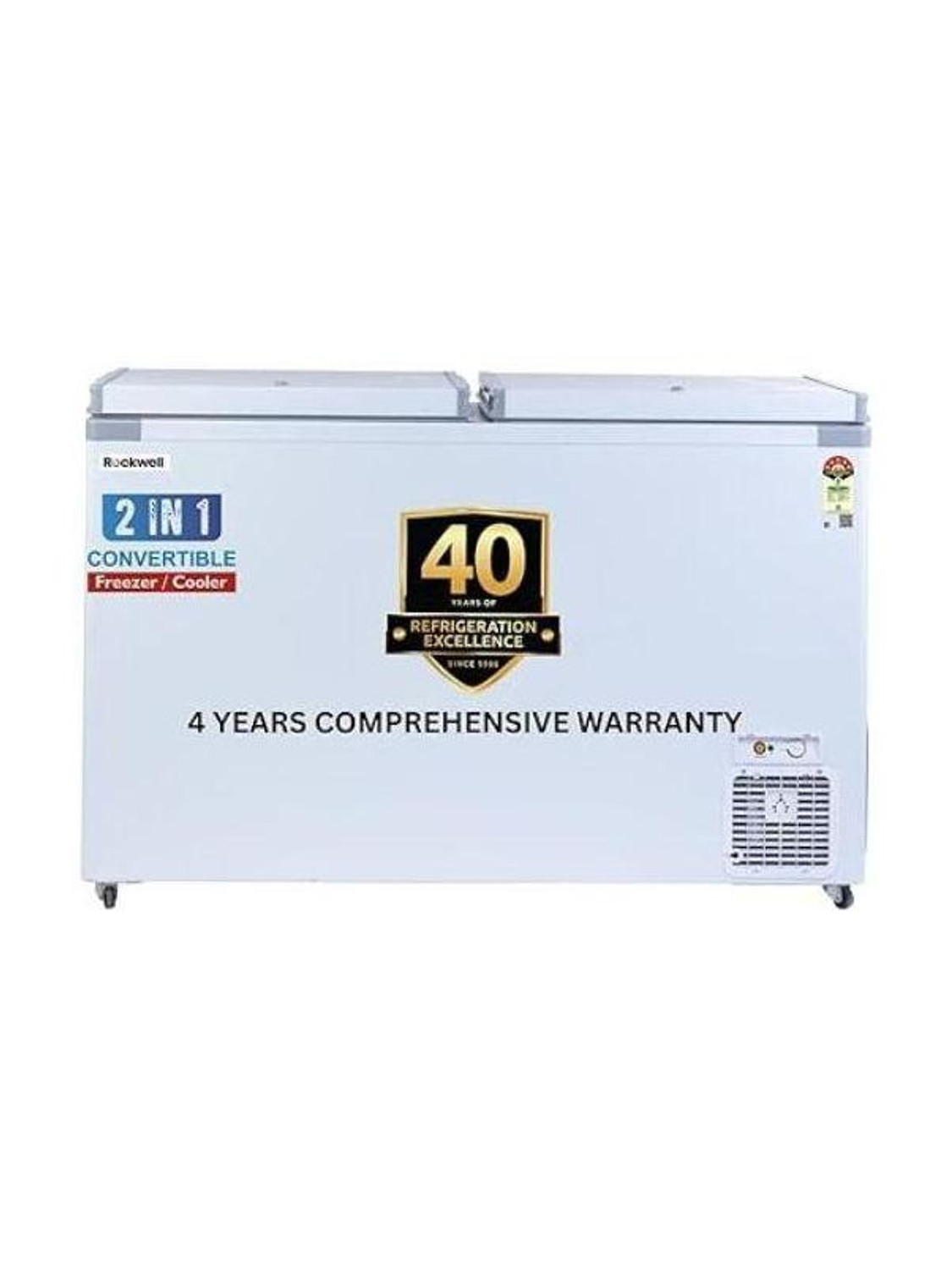 Rockwell 450 L Double Door Standard Deep Freezer