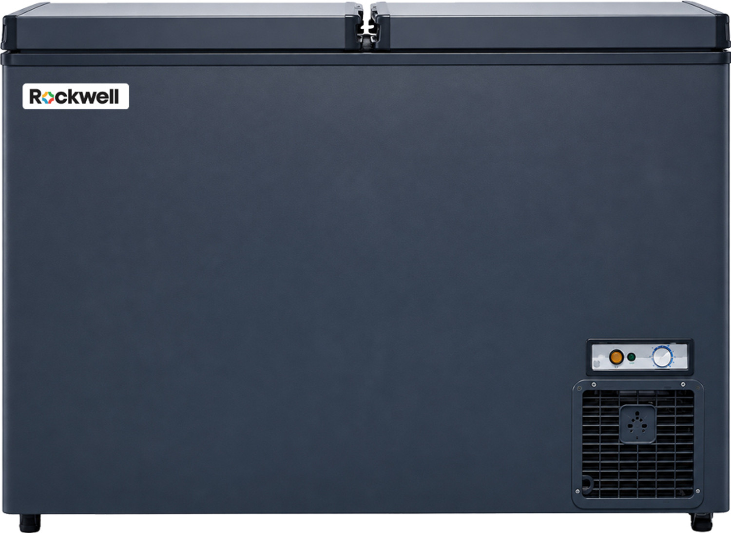 Image of Rockwell 308 L Double Door Convertible Deep Freezer (Grey, OCF350DDU5S, 5 Star)