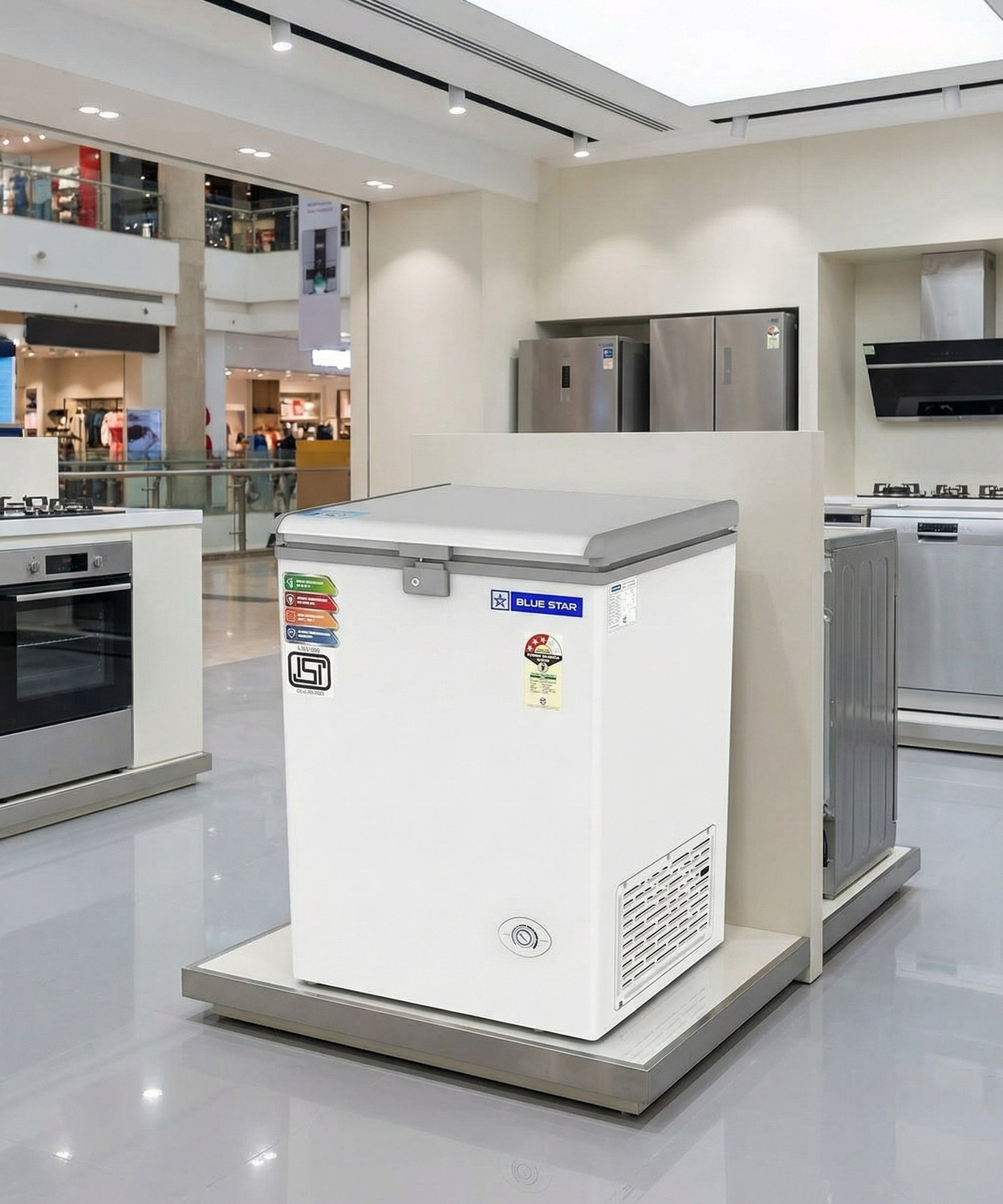 Image of Blue Star 108 L Single Door Standard Deep Freezer