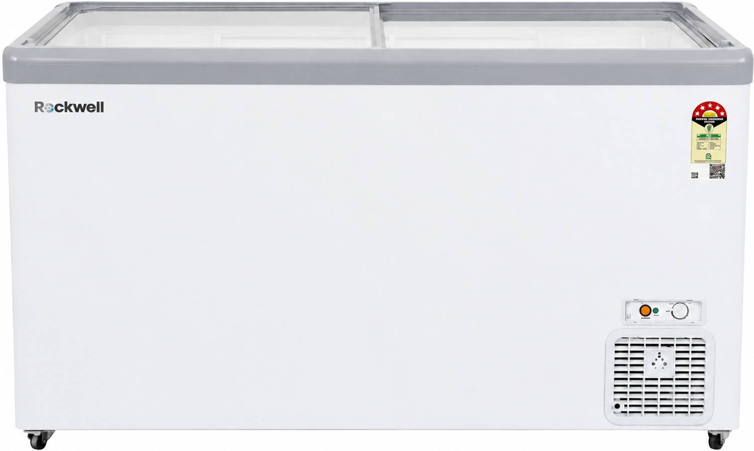涼⭐️ Rockwell 450 L Double Door Standard Deep Freezer Price in India