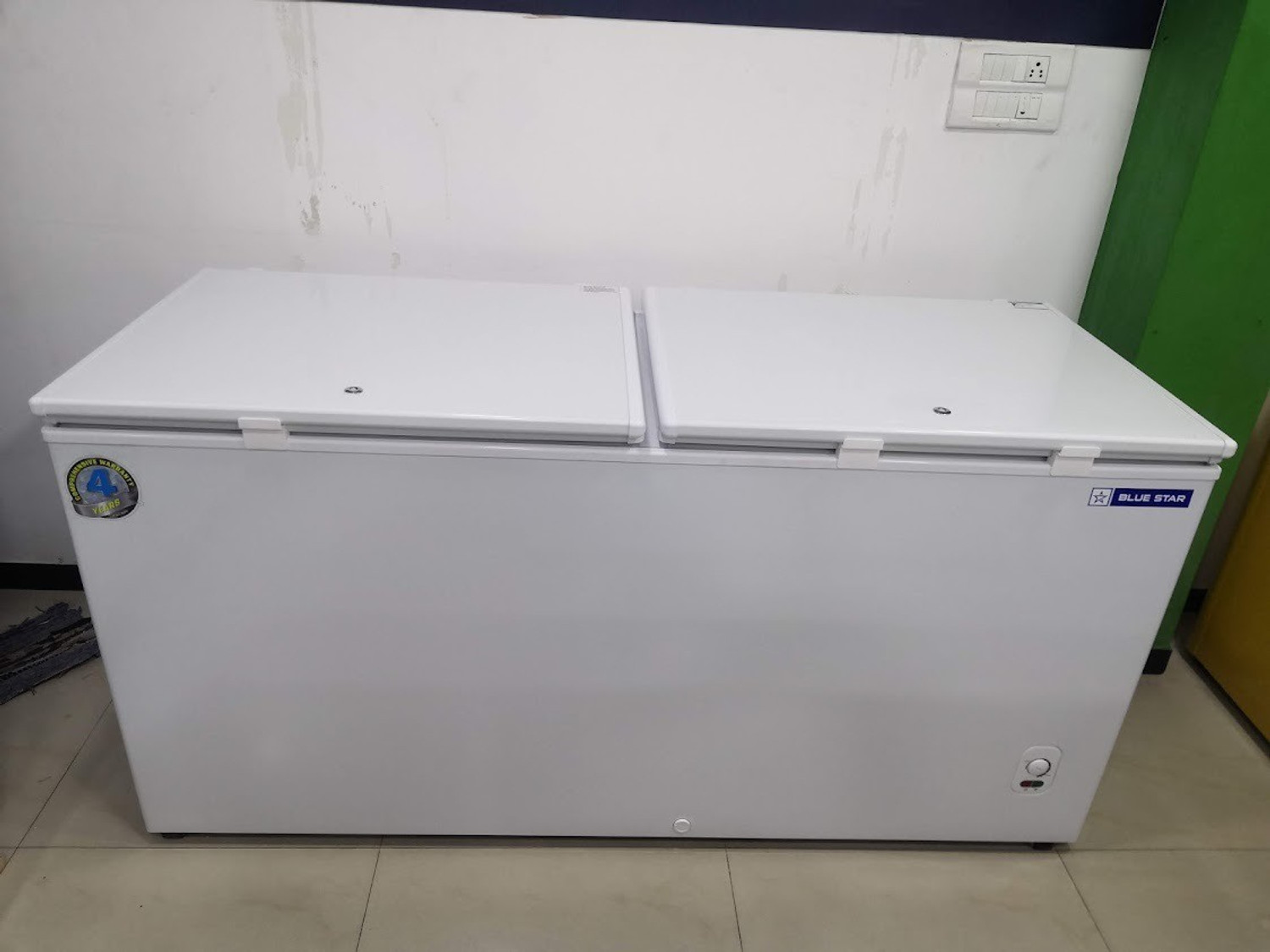 Image of Blue Star 401 L Double Door Standard Deep Freezer