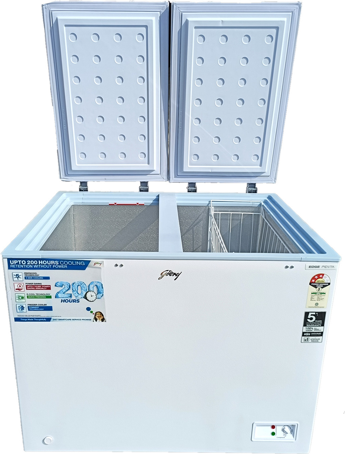 Image of Godrej 300 L Double Door Standard Deep Freezer