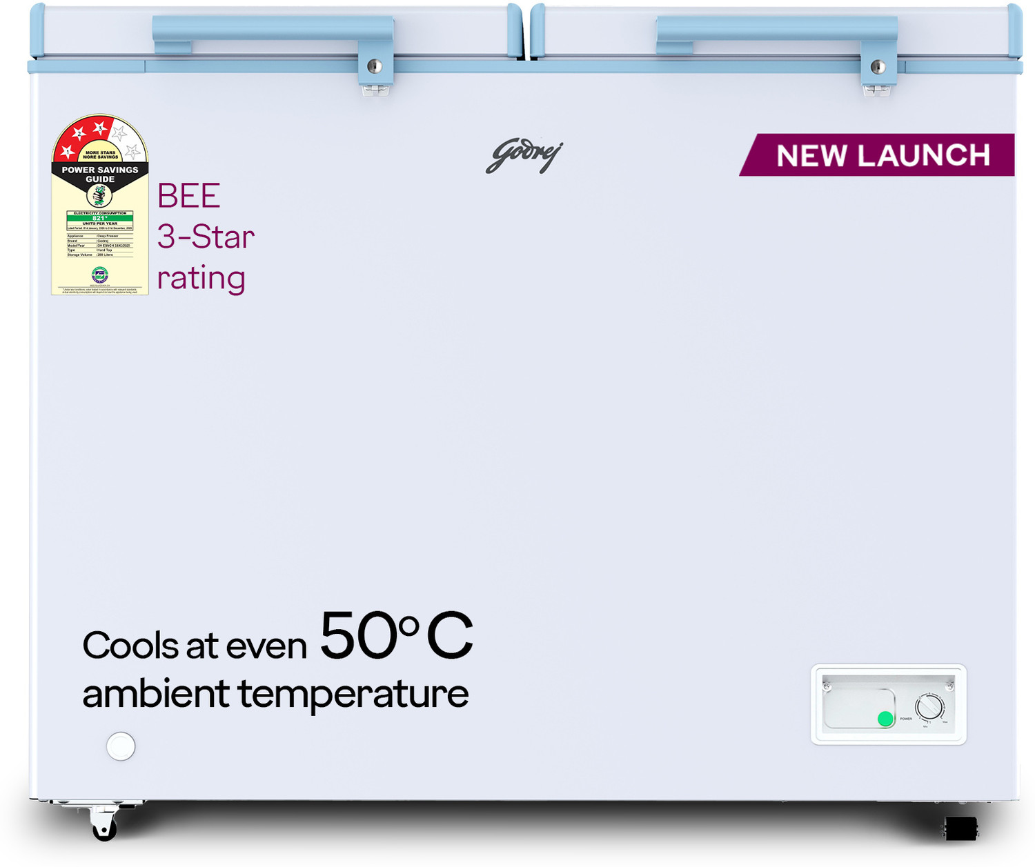 Image of Godrej 302 L Double Door Standard Deep Freezer