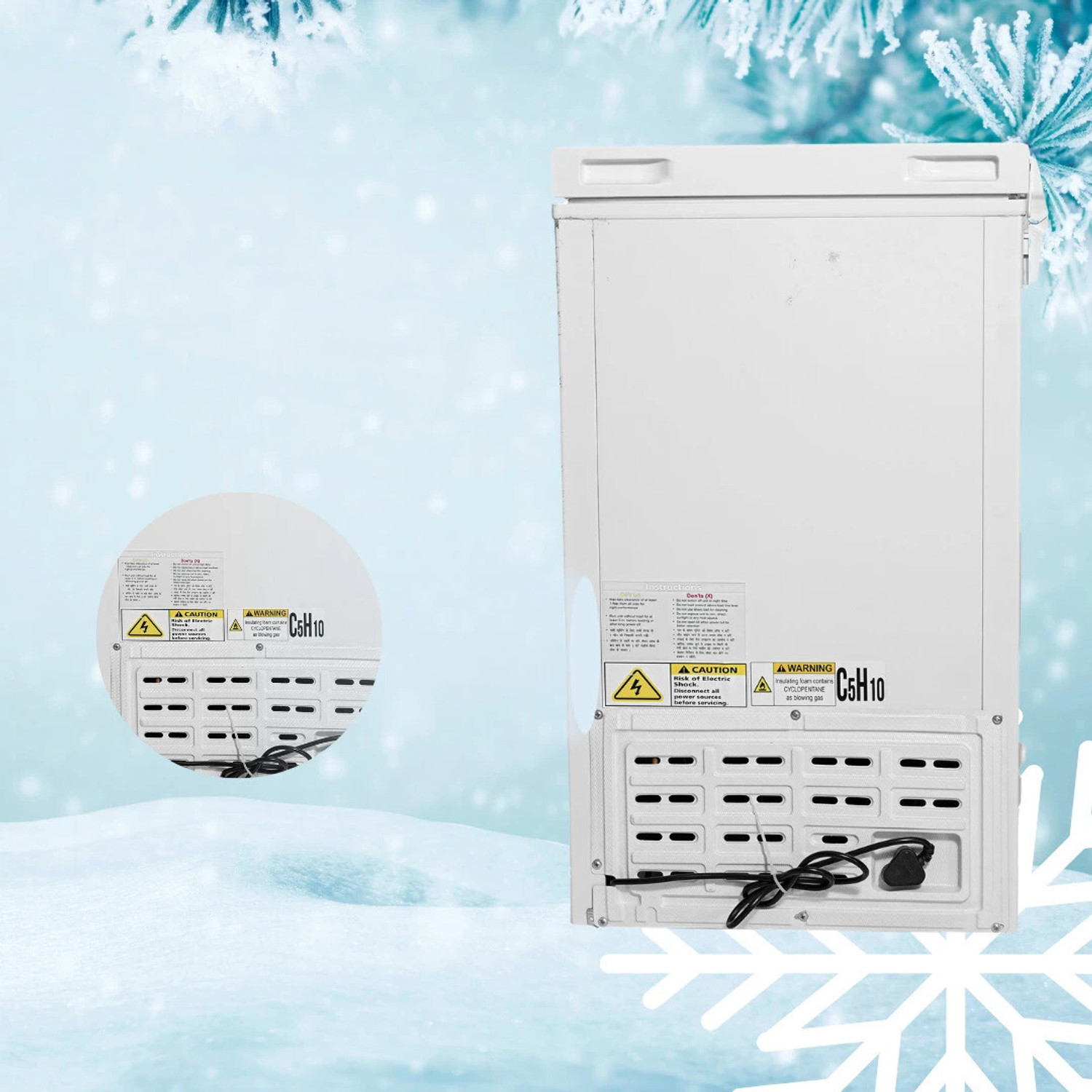 Image of Bestini 108 L Single Door Standard Deep Freezer
