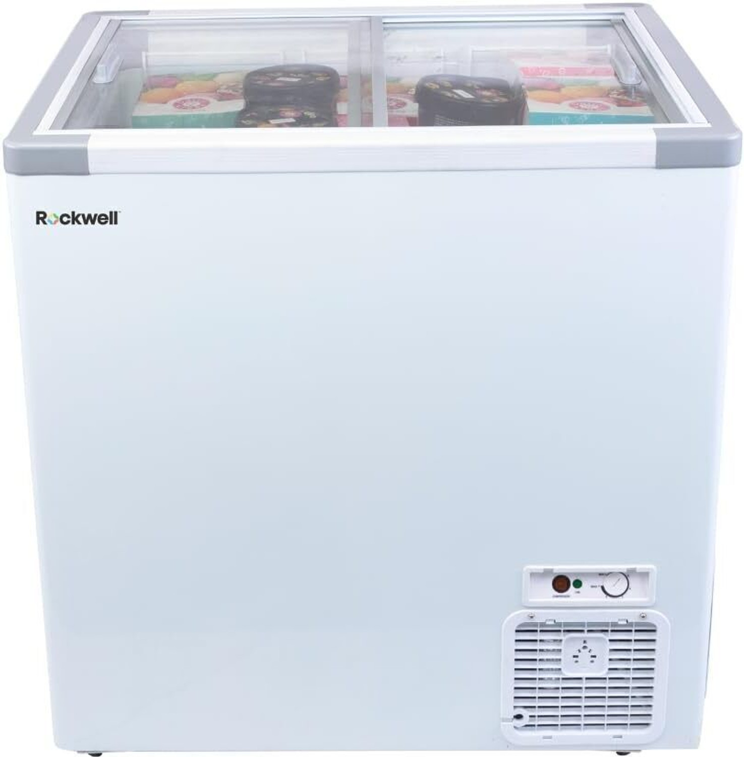 Image of Rockwell 250 L Double Door Standard Deep Freezer