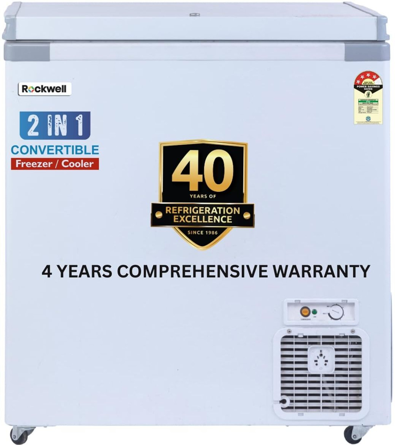 Image of Rockwell 250 L Single Door Standard Deep Freezer