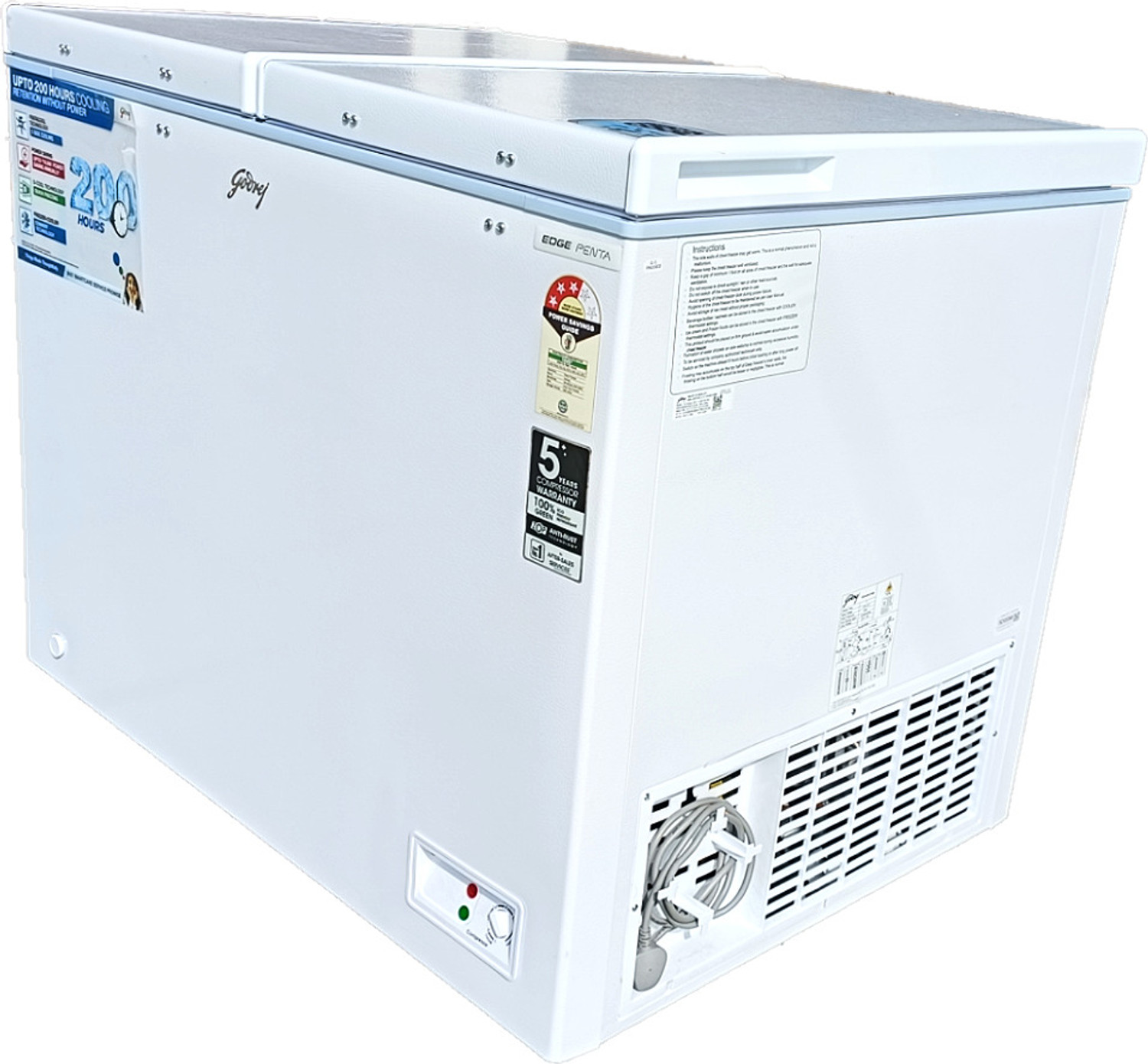 Image of Godrej 300 L Double Door Standard Deep Freezer