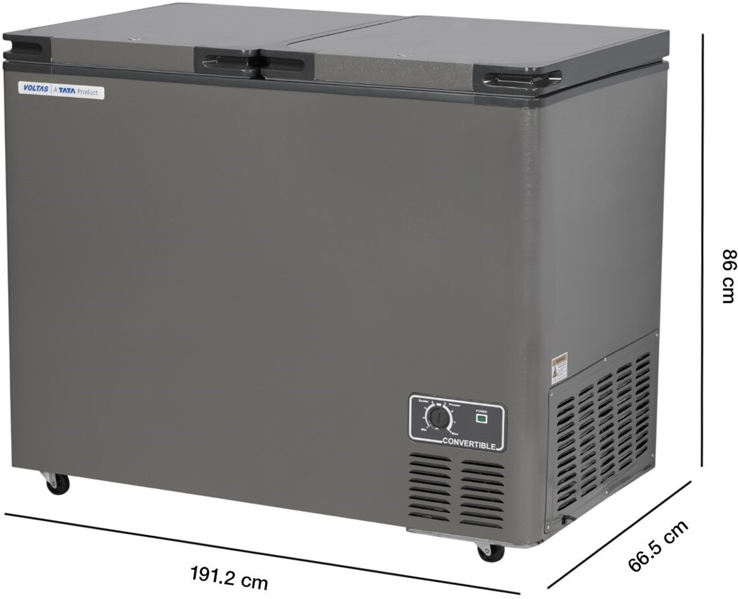 Image of Voltas 303 L Double Door Standard Deep Freezer