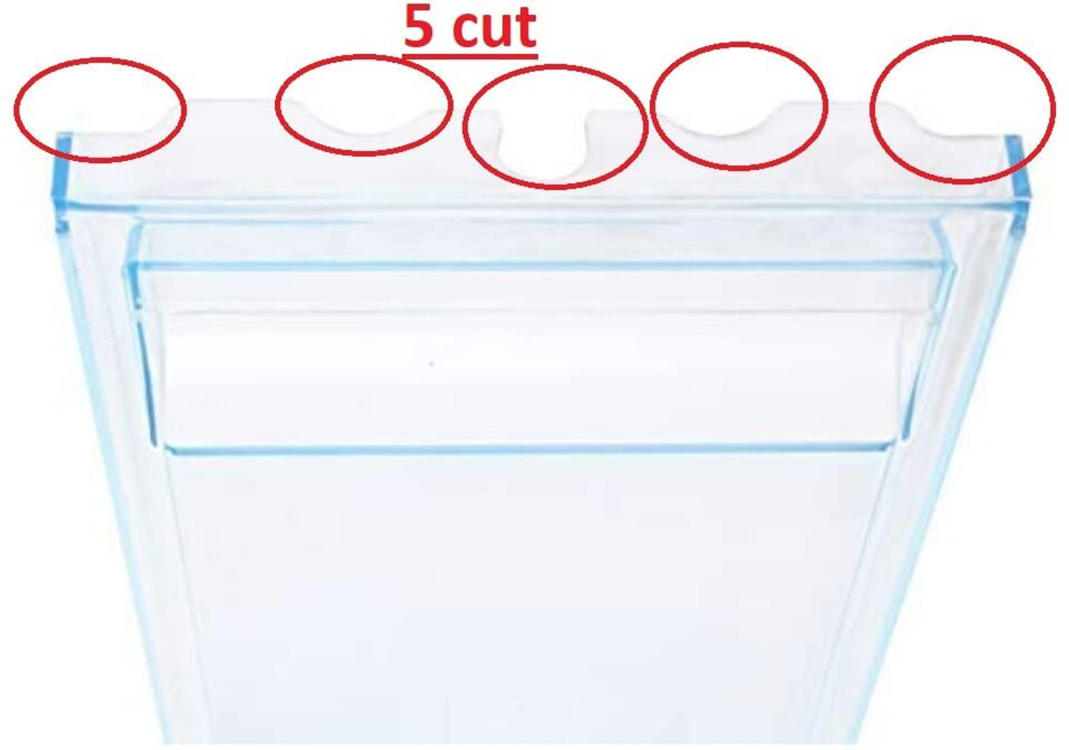 Image of Haier Freezer Door for Single Door Refrigerator New Models 180L to 195 Litter Fridge Fridge Door Shelf