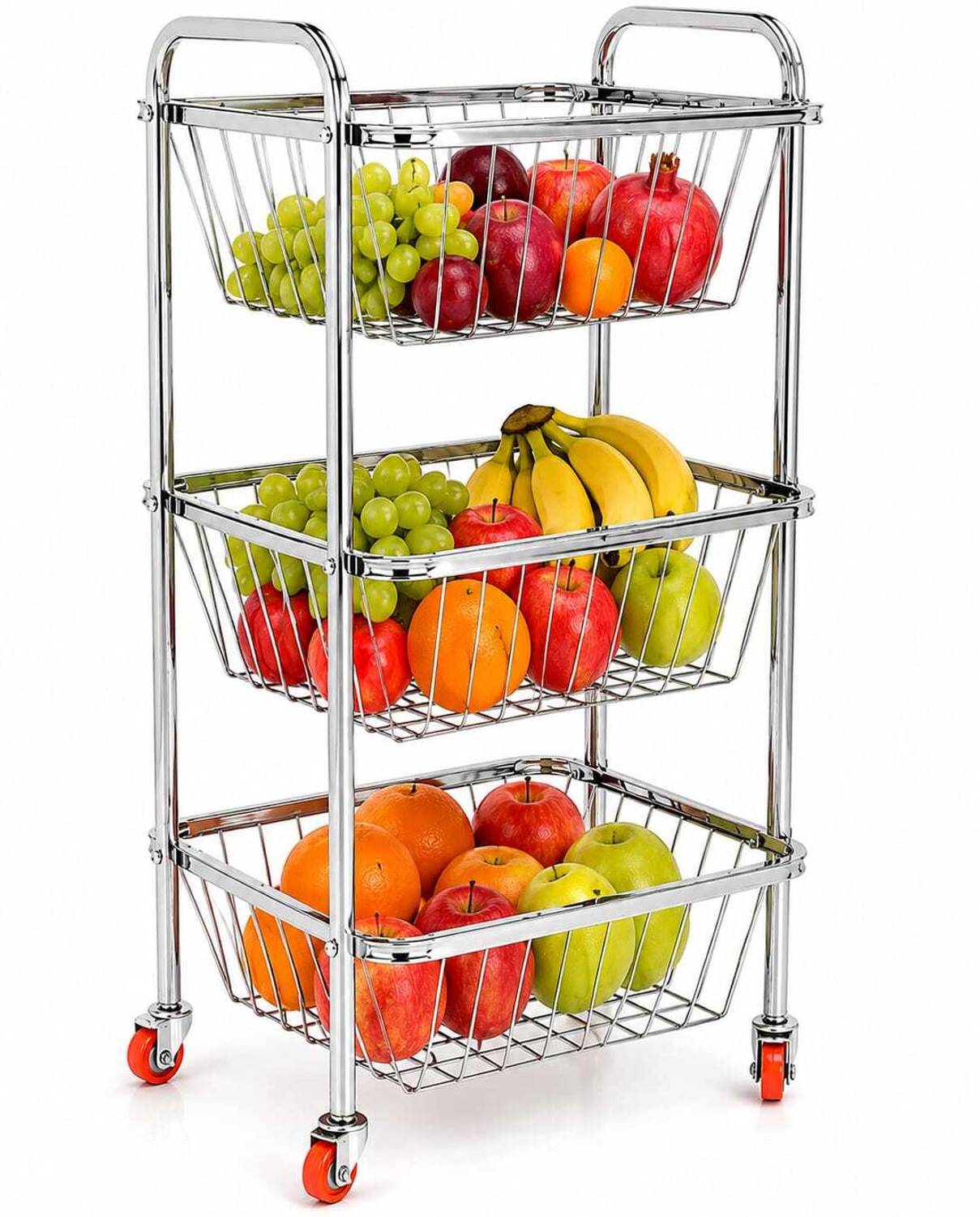 APEX Stainless Steel Fruit & Vegetable Basket - Image 3