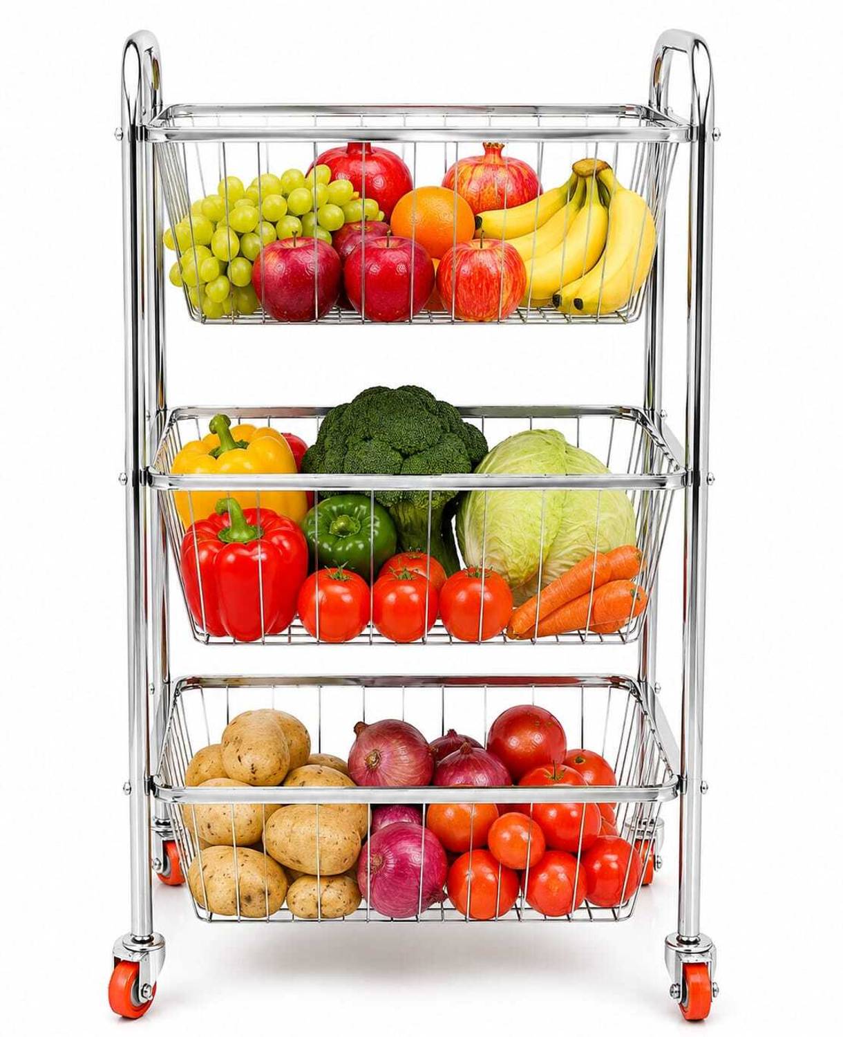 APEX Stainless Steel Fruit & Vegetable Basket - Image 2