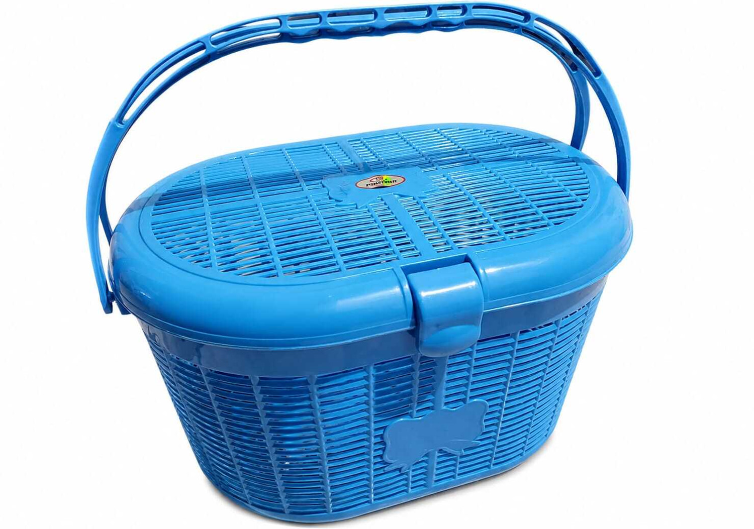 Image of SORIF ENTERPRISES Plastic Multipurpose Storage Basket with Lid & Handle | Plastic Fruit & Vegetable Basket