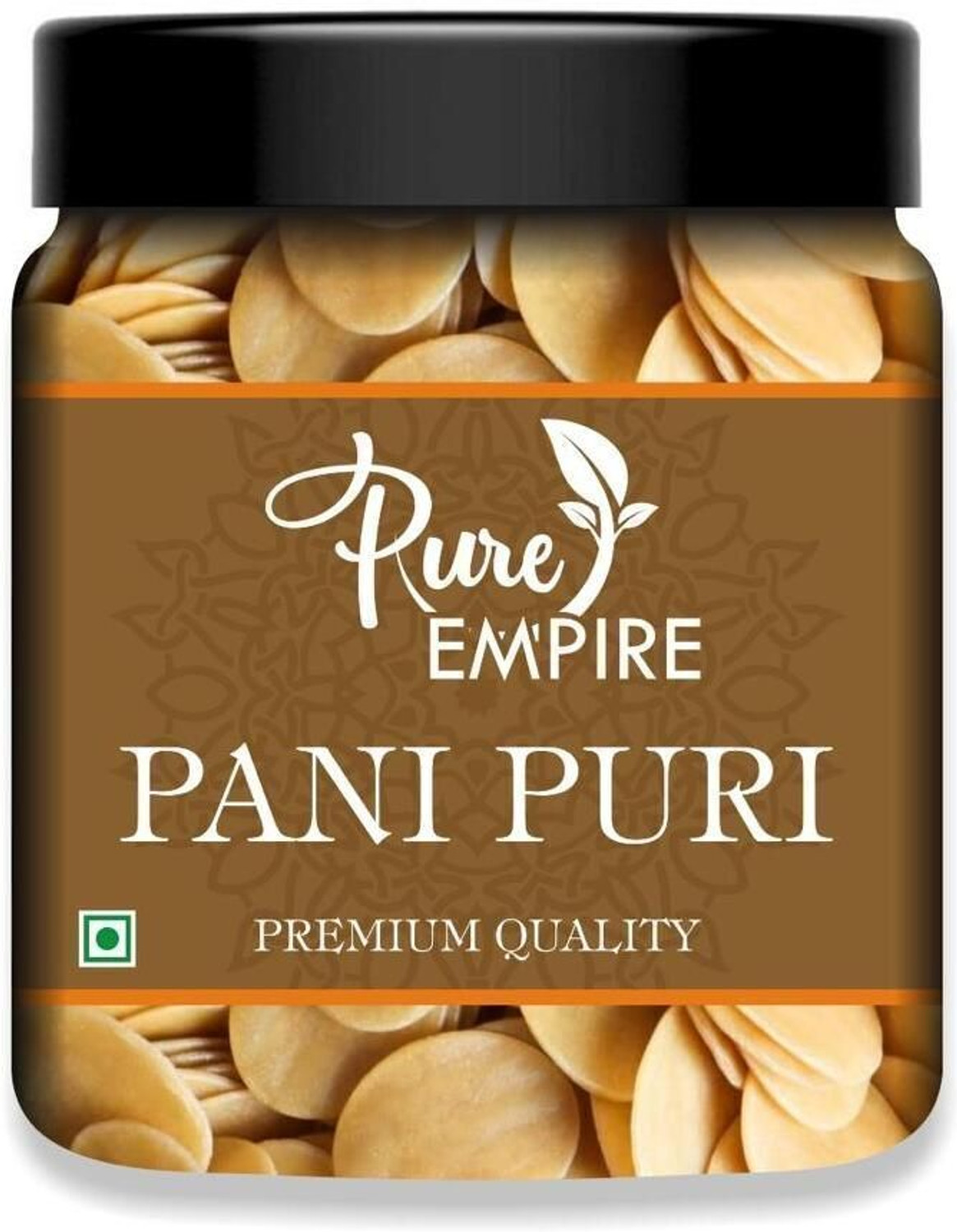Image of Pure Empire Ready To Fry Dry GolGappa /Pani Puri /Oval Papad Fryums Fryums