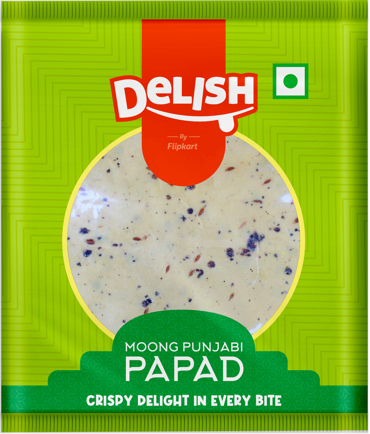 Image of Delish by Flipkart Moong Punjabi papad Masala Papad