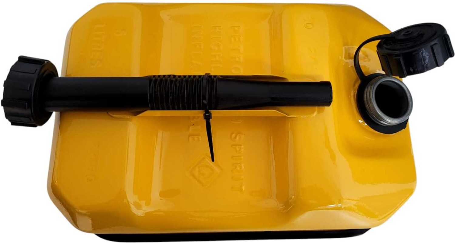 Image of ADATECH ADATECH5 ltr Square Metal Jerry Can 5 L Fuel Can