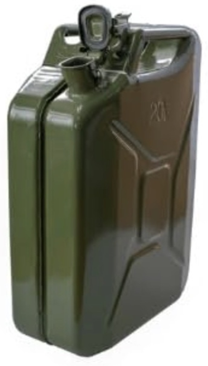 Image of BOMBAY MS Heavy Duty 20L Mild Steel Jerry Can Fuel Petrol Diesel Oil Storage Container 20 L Fuel Can