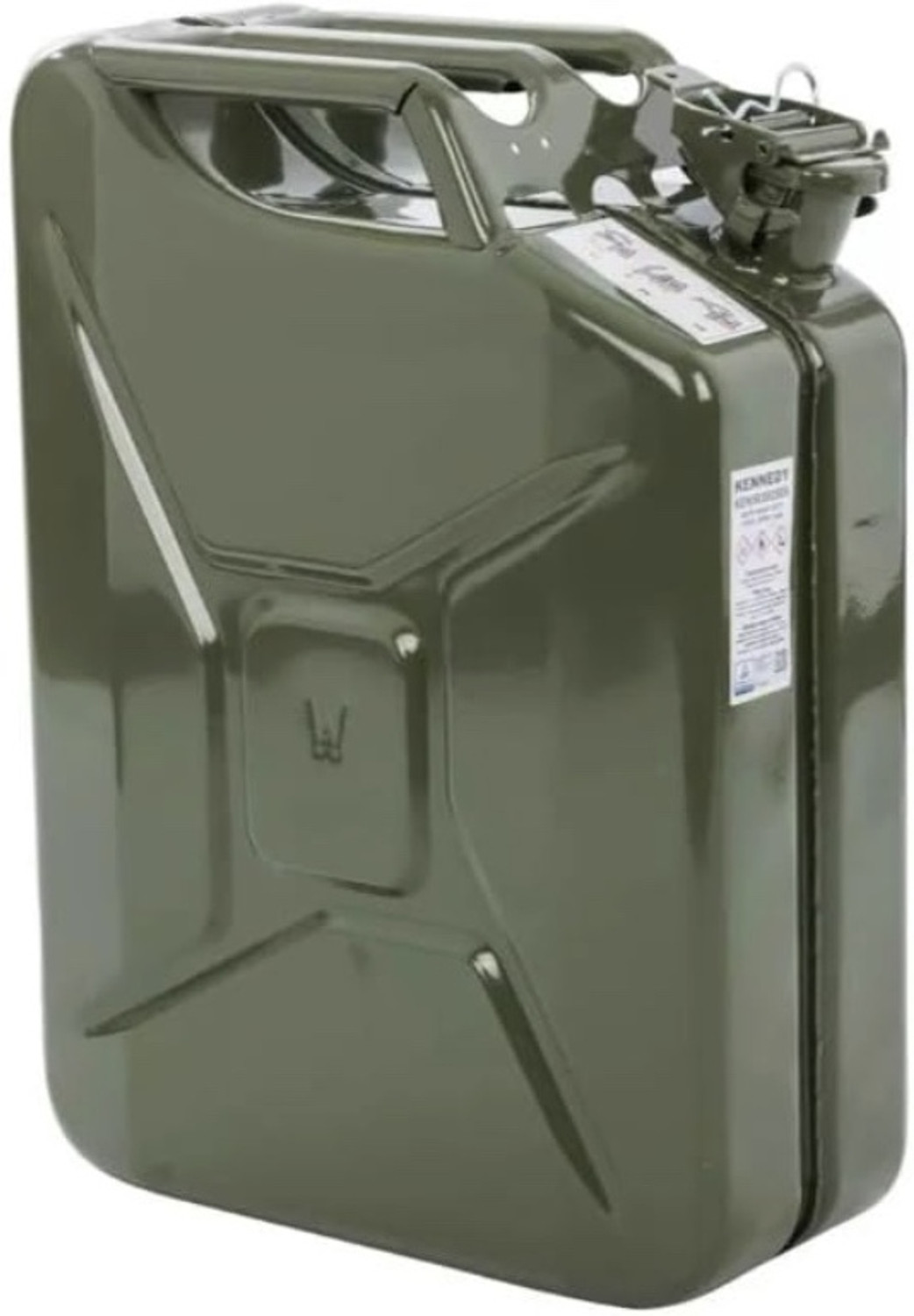 Image of BOMBAY MS Heavy Duty 20L Mild Steel Jerry Can Fuel Petrol Diesel Oil Storage Container 20 L Fuel Can