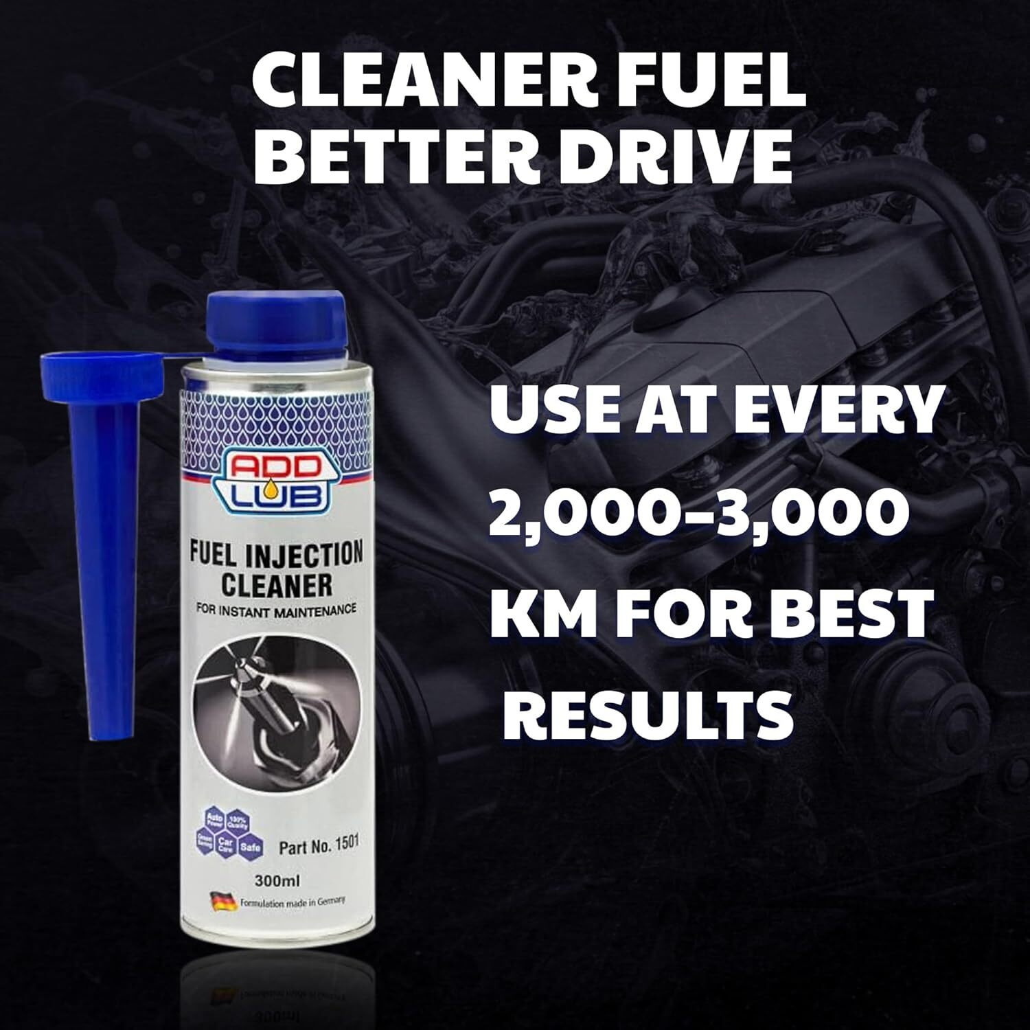 Image of ADDLUB Petrol Additive for Cars & Bikes | Boost Performance & Fuel Efficiency | Fuel Injector Cleaner