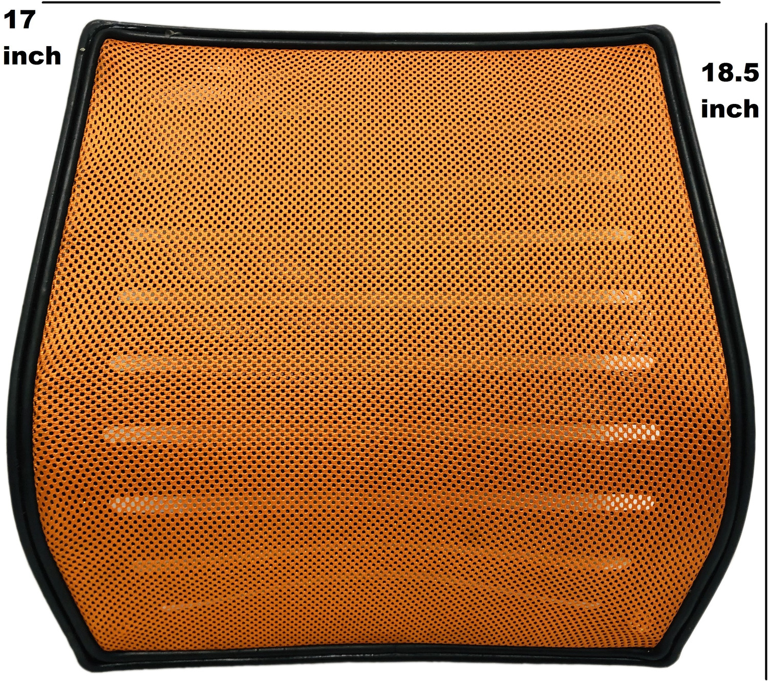 Image of RATISON Office Visitor Chair Back revolving Boom Chair Spare Parts Accessories Chair Net Back with nut Bolts and Key Easily fit to Every Chair Orange Sofa Arm Rest