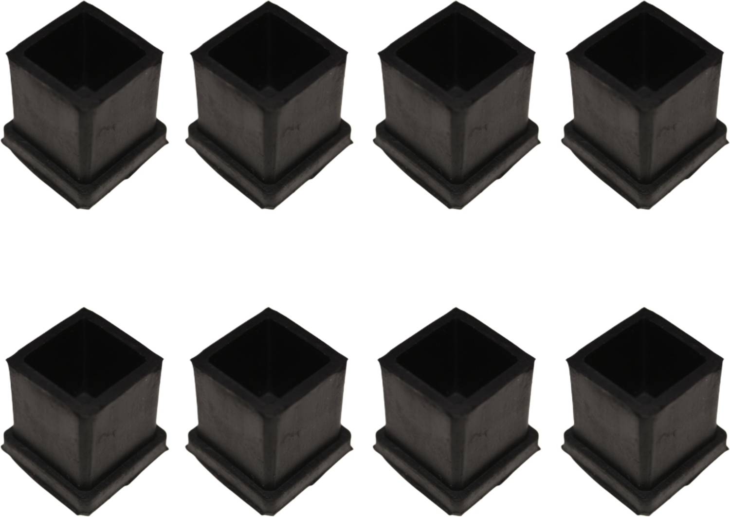 Jiji Floor Protector Square Rubber Cap 8 NOS/Bush/Shoes for Chair