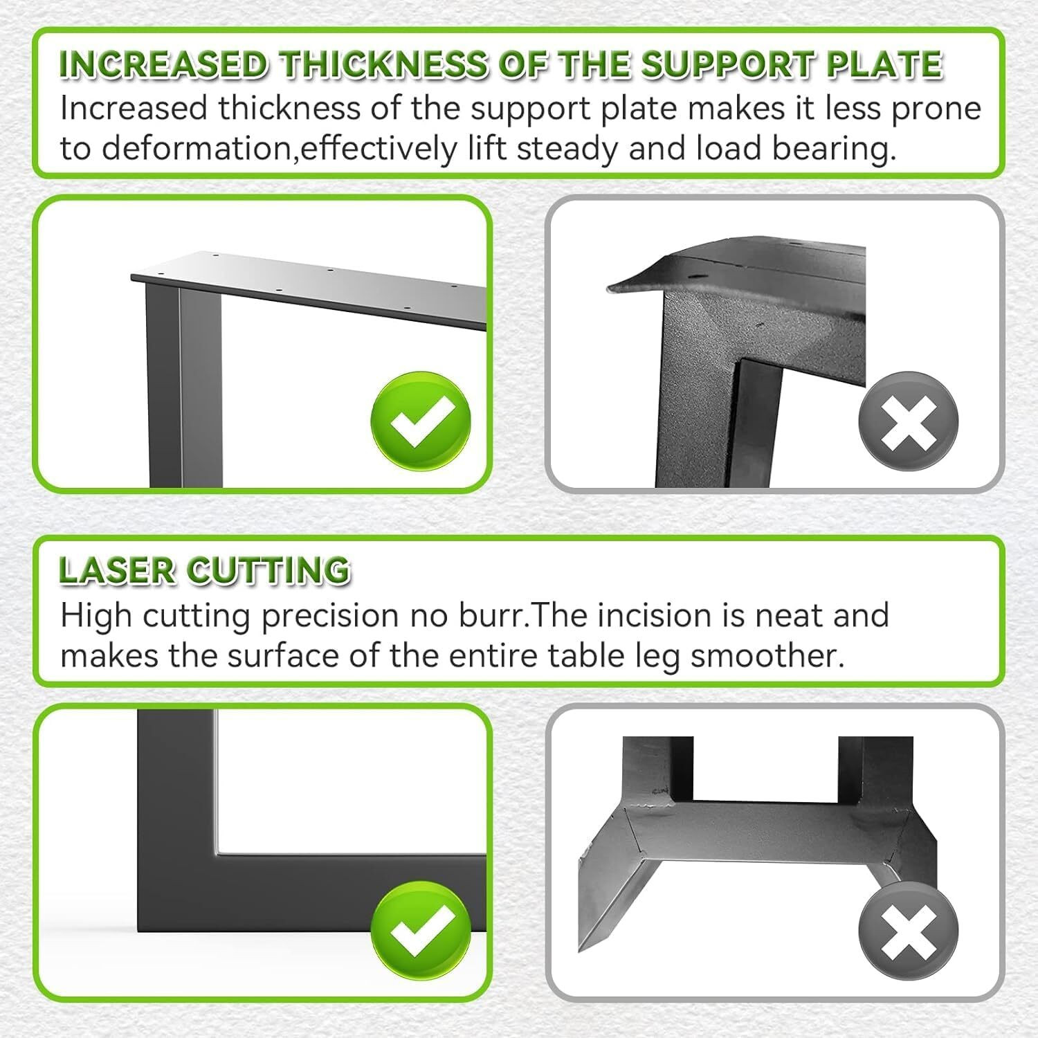 Image of VENTUOS F NEW K Shape 3 Tier Table Legs
