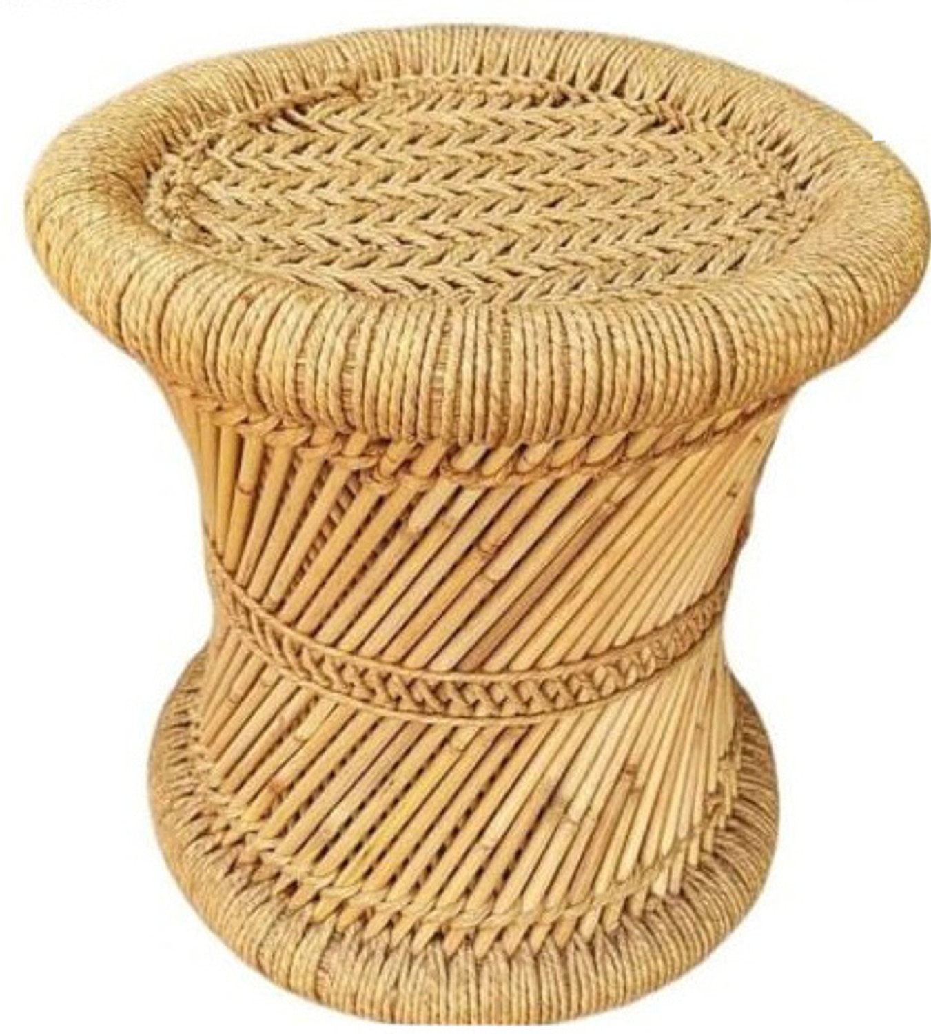 Image of BHOOMI ENTERPRISES RAJASTHANI SHAHI MUDDA Outdoor & Cafeteria Stool