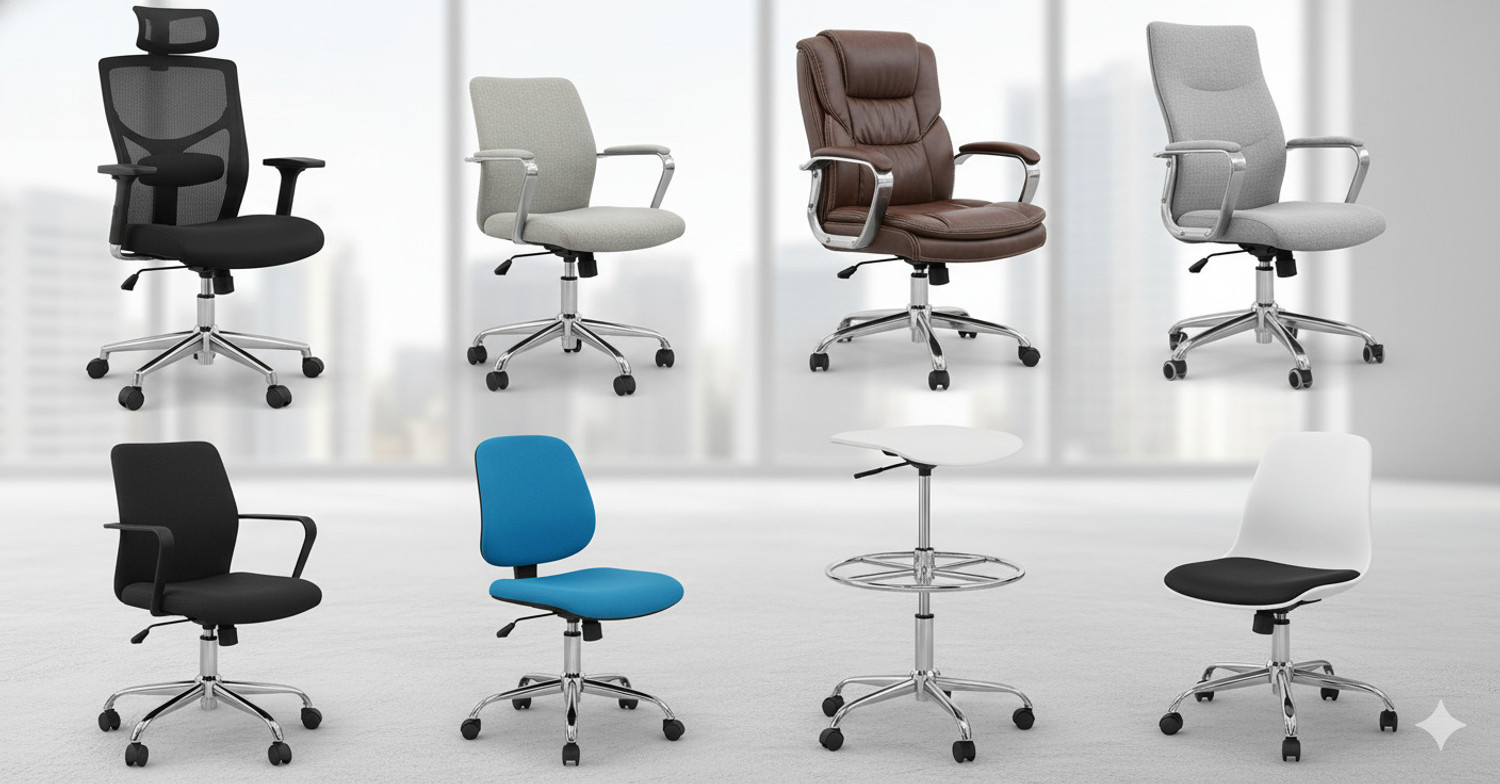 Image of MAESTRO SEATING SYSTEMS star-shaped base of an office chair Bar Stool Base
