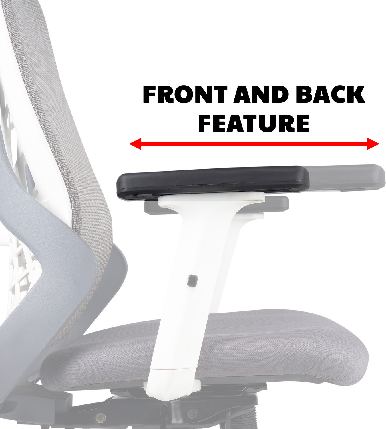 Image of MRC Executive Chairs 2D PU PAD Chair Arm Rest