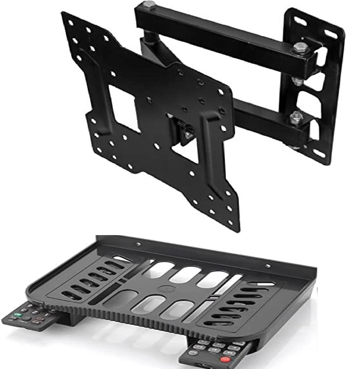 Image of PNETROME TV Wall Mount 24-43 Inch & Setup BOX STANDS COMBO B TV Stand Base