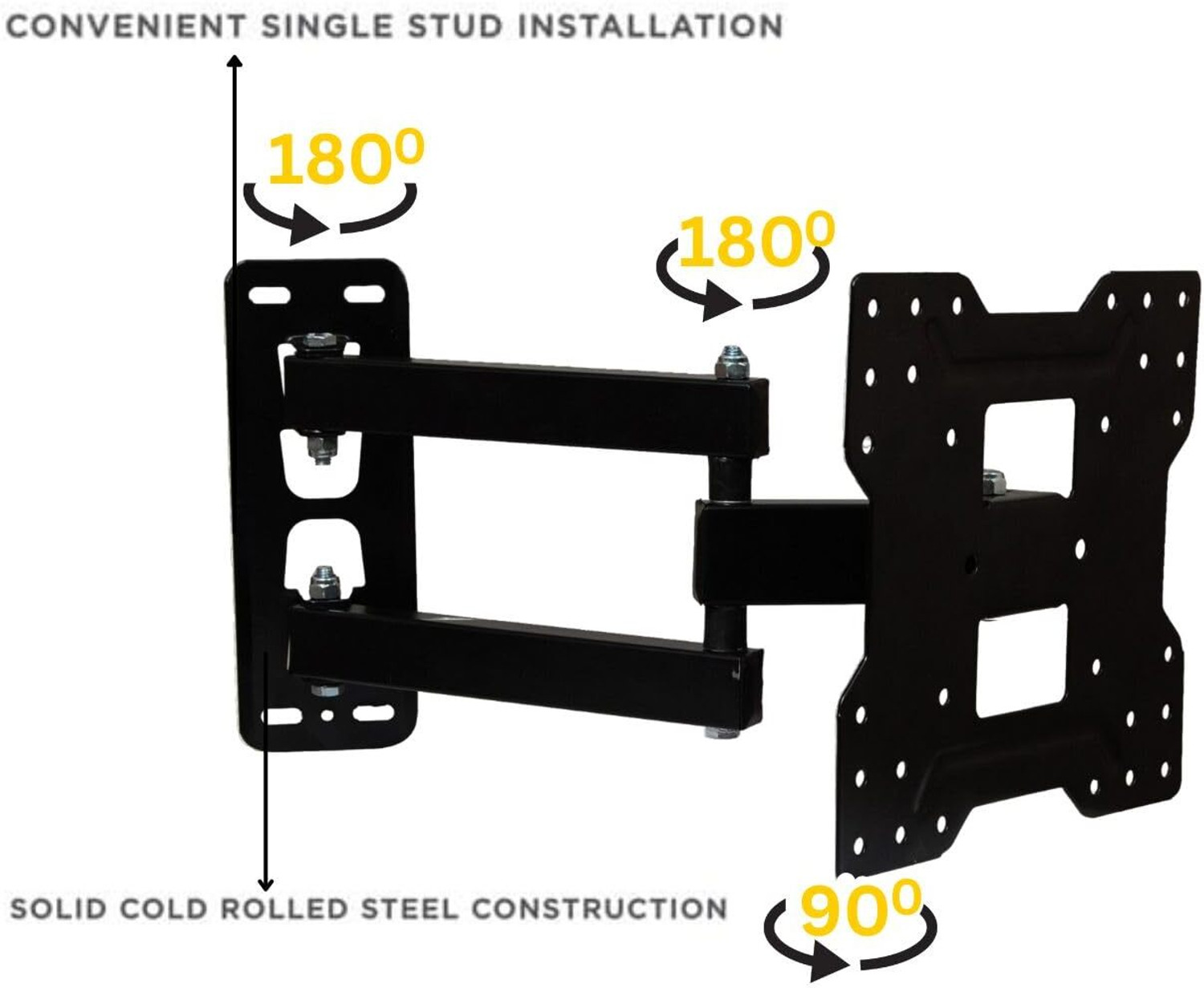 Image of PNETROME TV Wall Mount 24-43 Inch & Setup BOX STANDS COMBO B TV Stand Base
