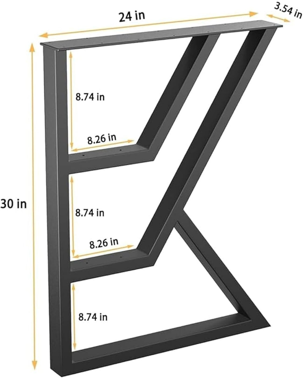 Image of VENTUOS F NEW K Shape 3 Tier Table Legs