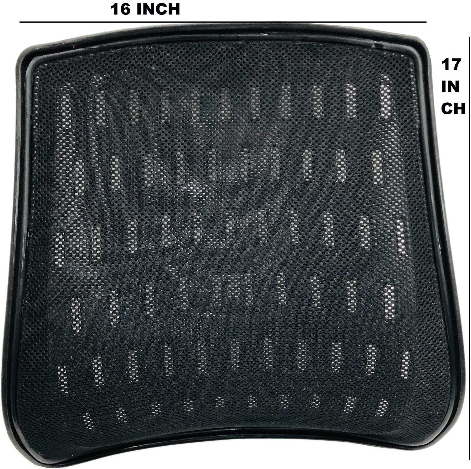 Image of SOMRAJ Office Chair Back Visitor revolving Chair Back Spare Parts Accessories Chair net Back 898 Model (Hole Model) with nut Bolts and Key Easily fit to Every Chair Sofa Frame