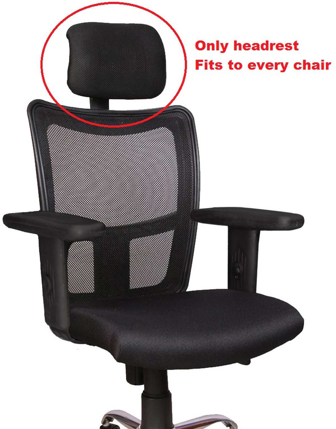 Image of GOYALSON Office Visitor revolving Chair Headrest Spare Head Rest fit to every chair Sofa Frame