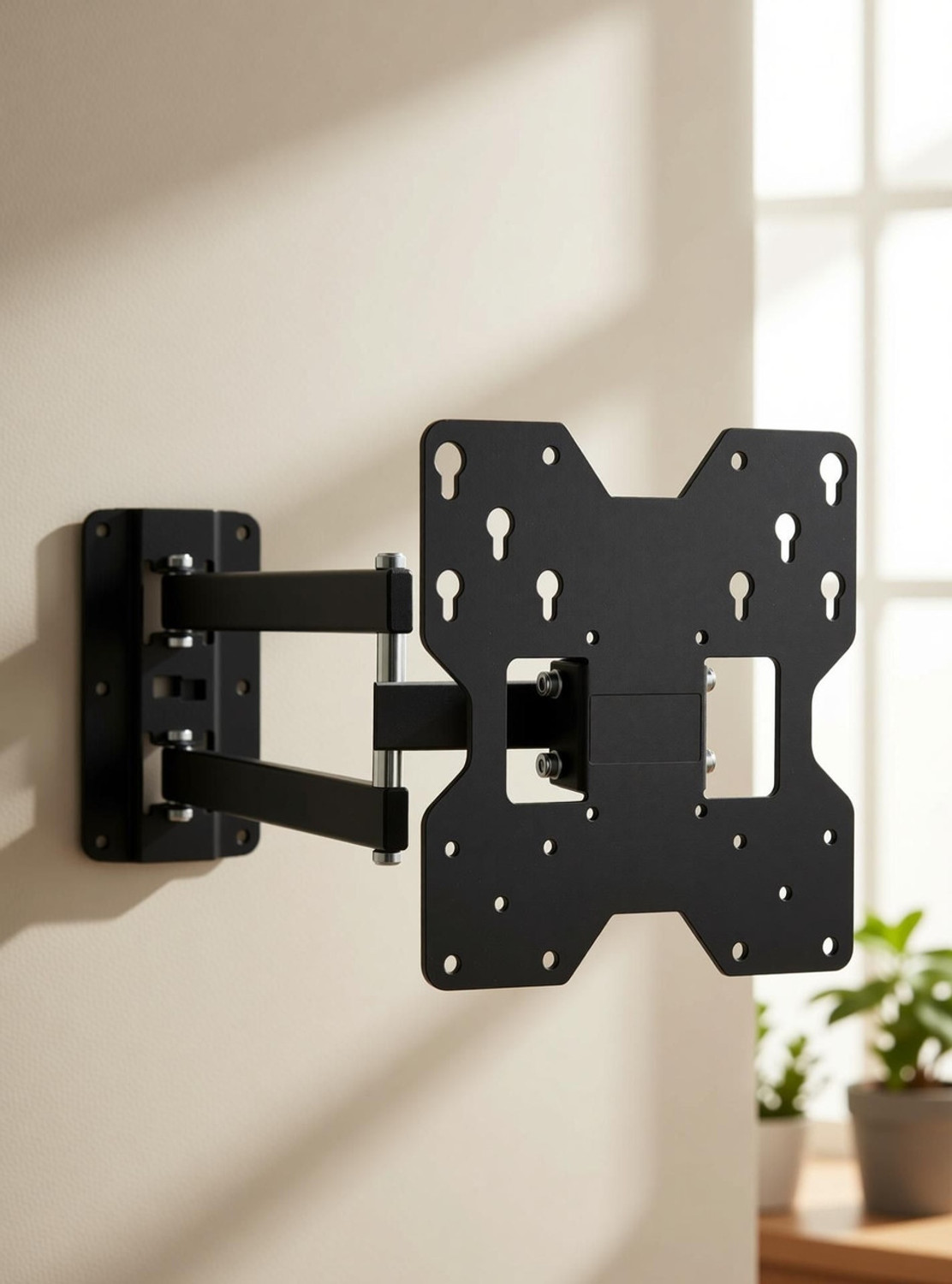 Image of PNETROME MOVABLE TV Wall Mount 32-42 Inch| Universal TV Wall Bracket for ALL TV Stand Base