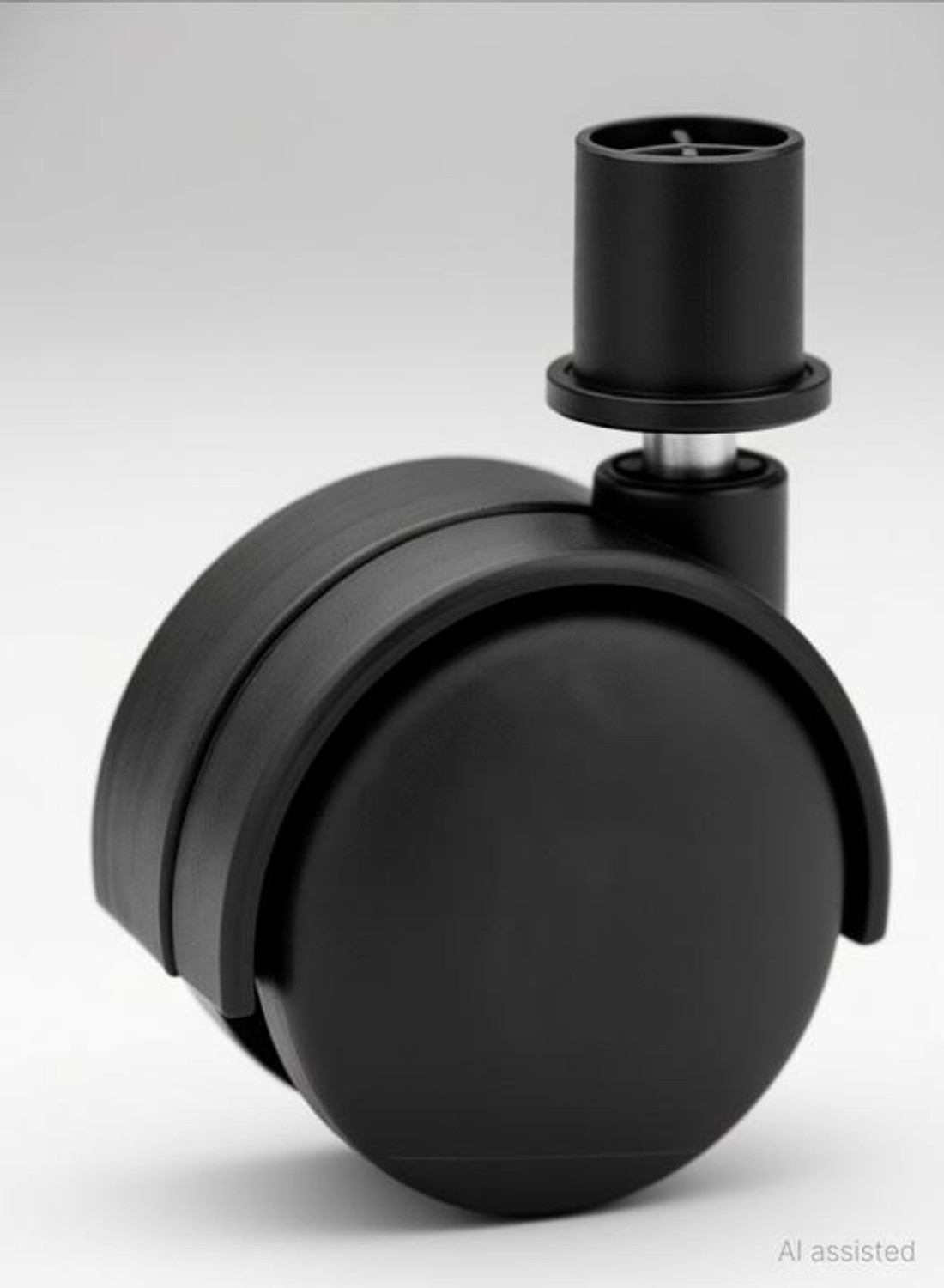 Image of Sunaisy Cooler Wheels with 19mm Pillar Size, 360 Rotation, Black, Set of 4 Pices. Appliance Furniture Caster